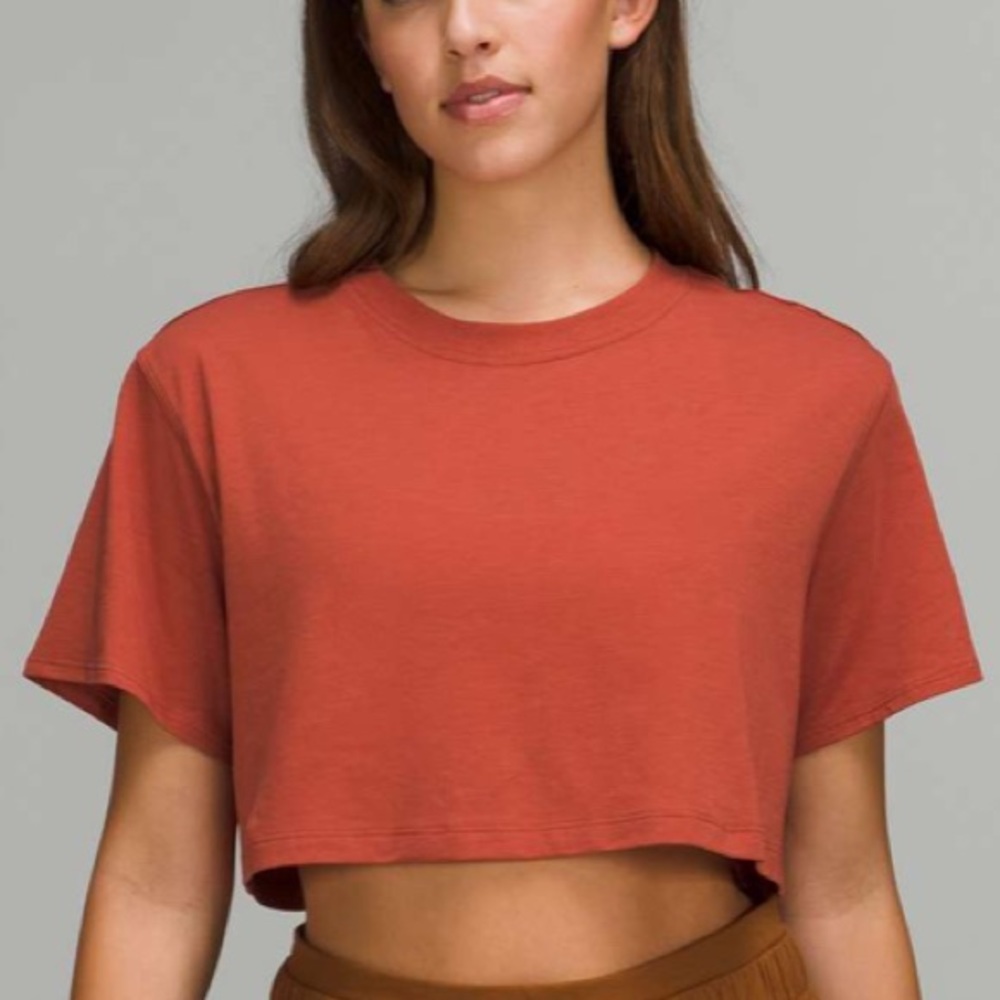 Lululemon All Yours Cropped Tee